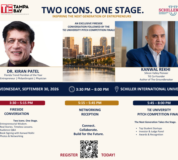 Two Icons. One Stage. The Next Generation of Entrepreneurship.